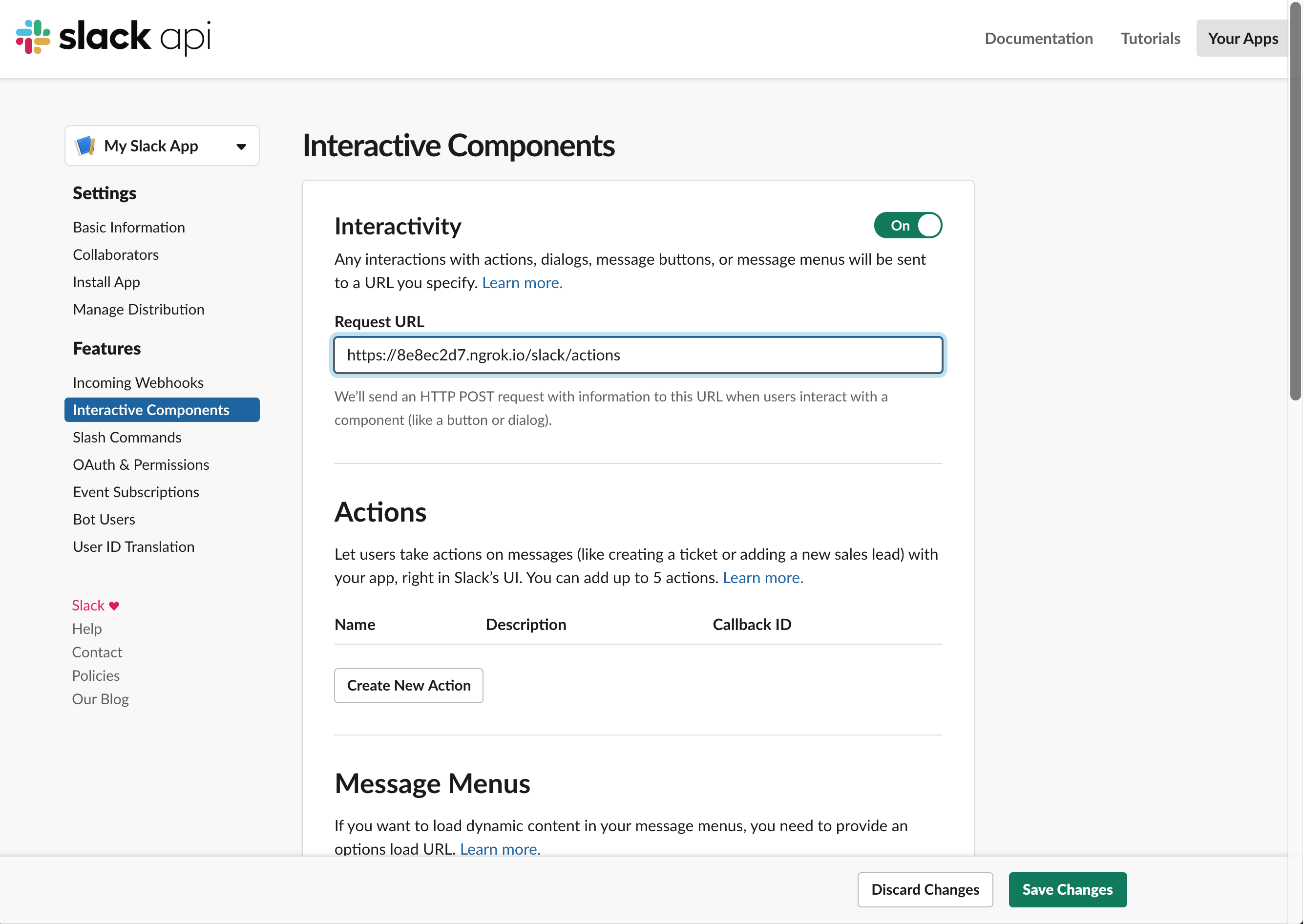 Configuring a Request URL Configuring a Request URL